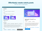 easily create posts for your magento blog
