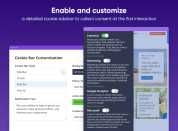enable a detailed bar with cookie groups