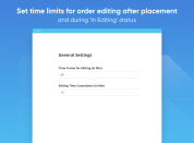 set time limits