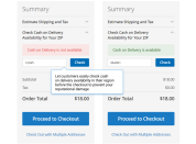 check cash on delivery availability