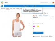 set up a motivating goal for free shipping