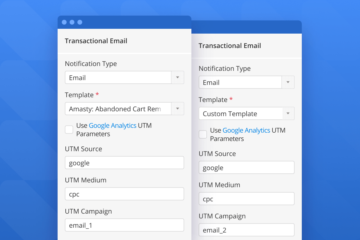 description-abandoned-cart-campaign-setup-utm