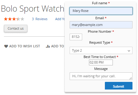 call-for-price-m2-custom-form