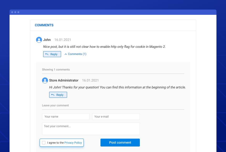 gdpr consents log m2 module gdpr consent log