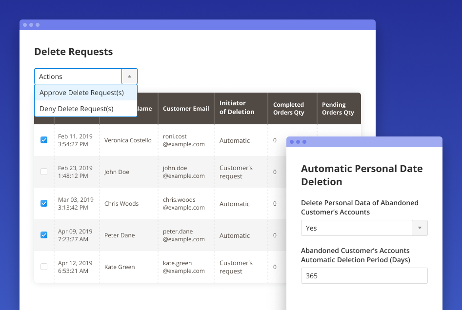 gdpr automatic data deletion magento 2 gdpr data deletion configuration