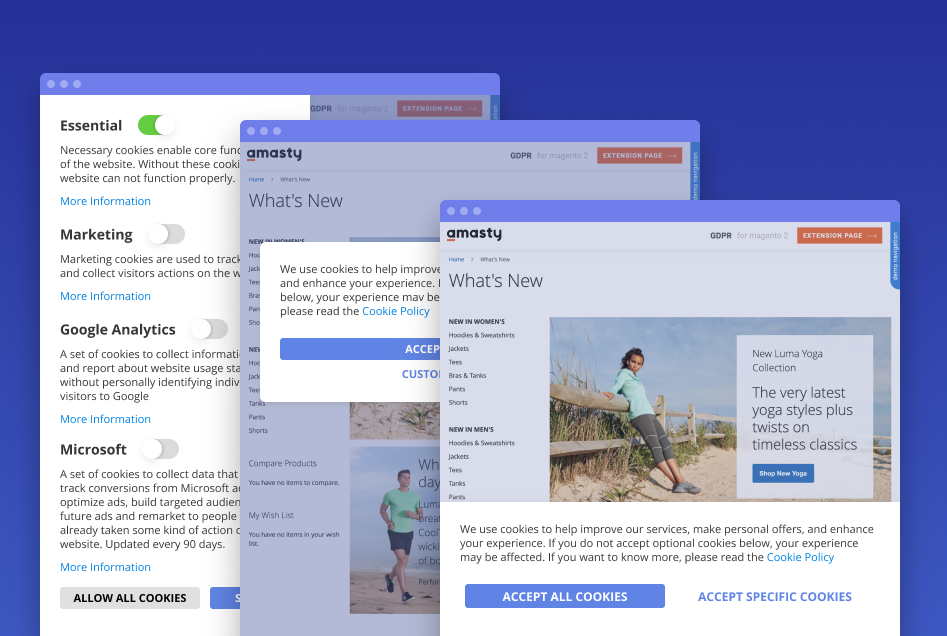 gdpr cookie settings gdpr cookie settings in magento 2 plugin