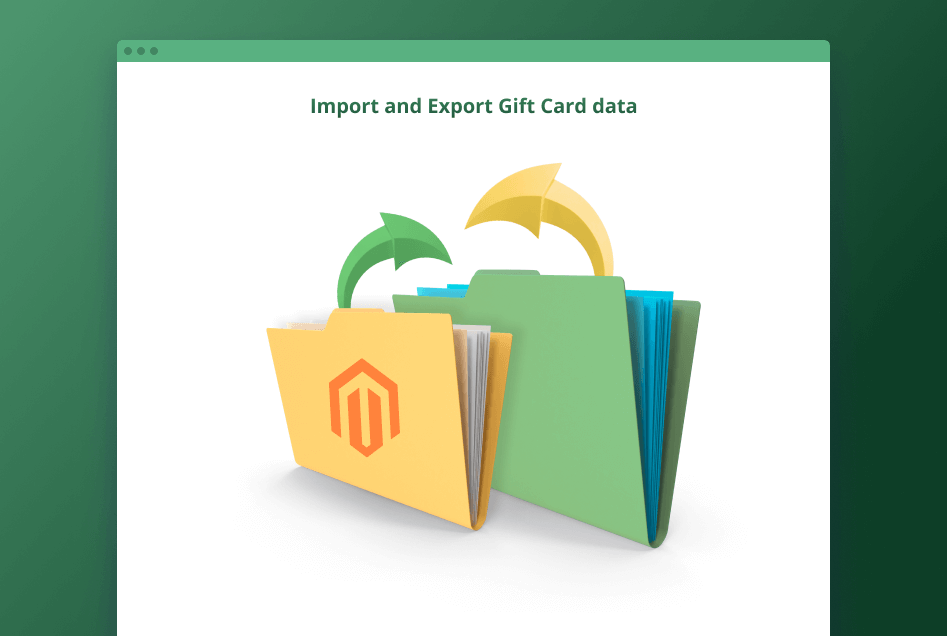 card data import and export magento 2 import and export gift card data