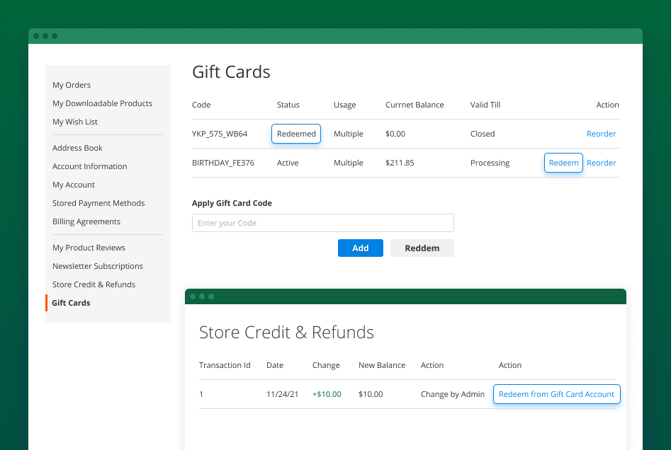 card images upload magento 2 upload gift card images
