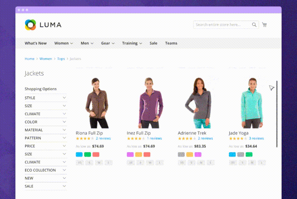 infinite scroll magento 2 improve scrolling performance