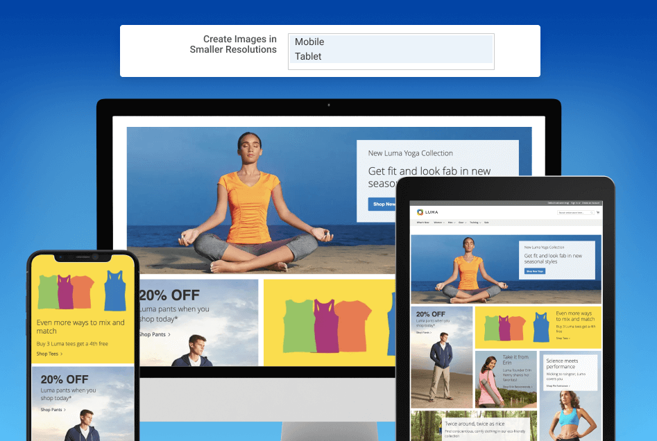 create suitable resolutions magento 2 lazy load resolution