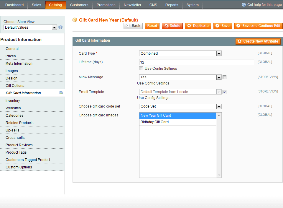 gift card images magento 2 gift card images selection