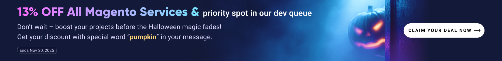 magento services discount