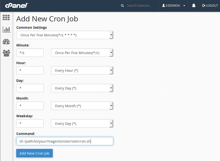 cpanel-add-cron-job-magento