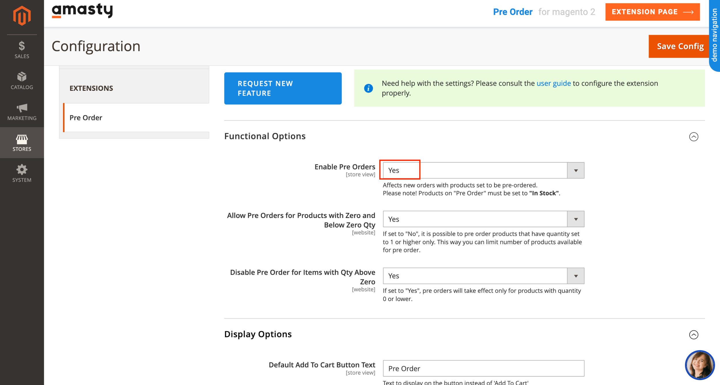 Pre Order for Magento 2 extension