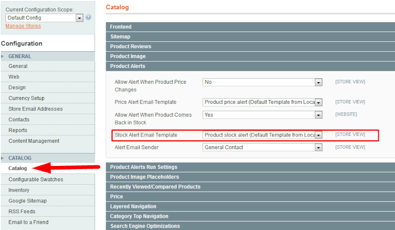 out of Stock notifications - Amasty