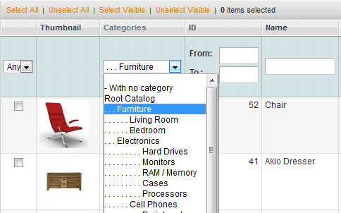 Magento extended product grid - Amasty Magento extended product grid - Amasty
